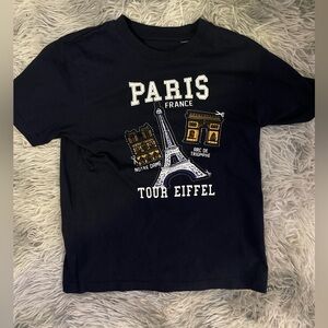 Boys Paris Souvenir Shirt. Size French 140 or boys size 10.